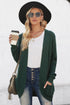 Pocket Knitted Solid Color Cardigan